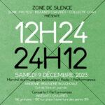 Zone de Silence présente12h24-24h12Marché de Noël des musiques inclasséesRadio, concerts, performancesAncienne Brasserie BouchouleInstants Chavirés